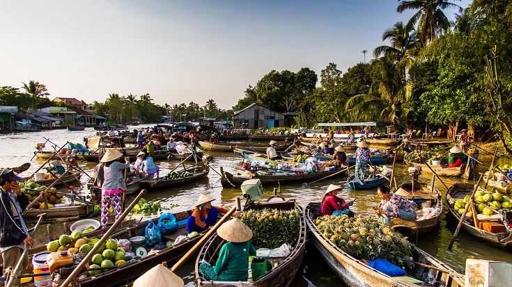 Cai Rang market Can Tho